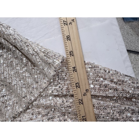 Rickis Sequin Dress Womens 2XL Gold Shimmer Sparkle Glam Party Event NWT$79 - Picture 15 of 16